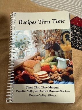 Recipes Thru Time Cookbook - Cream Cover